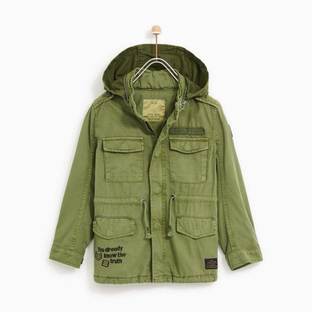 Light army jacket